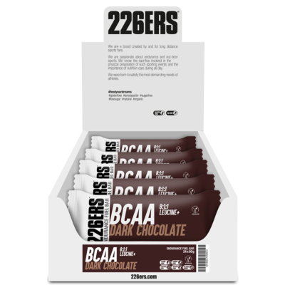 BOX ENDURANCE BAR BCAAs 226ers - baton eneregtyczny o smaku ciemnej czekolady, 60g. (24 sztuki)